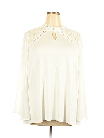 Lane Bryant Long Sleeve Blouse (view 1)