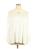 Lane Bryant White Long Sleeve Blouse Size 22 - 24 Plus - photo 1