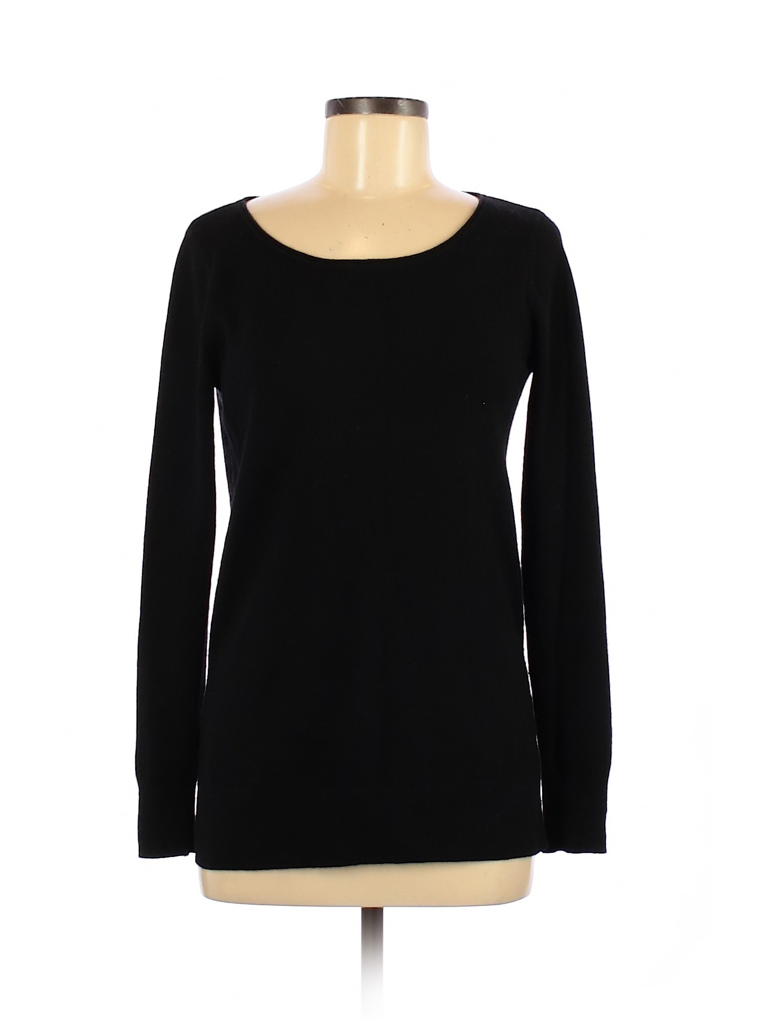 Club Monaco Women Black Cashmere Pullover Sweater M | eBay
