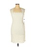 Adrianna Papell 100% Polyester White Cocktail Dress Size 14 - photo 1