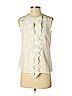 Etcetera 100% Silk Ivory Sleeveless Silk Top Size 0 - photo 1