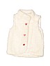 Hanna Andersson 100% Polyester White Faux Fur Vest Size 110 cm / US 5-6 - photo 1