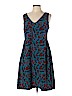 Marc by Marc Jacobs 100% Silk Blue Casual Dress Size L - photo 1