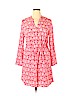 Crown & Ivy 100% Rayon Pink Casual Dress Size 14 - photo 1