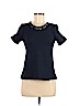 Rebecca Taylor Blue Short Sleeve Top Size 0 - photo 1