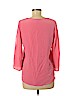 Ecru 100% Polyester Pink 3/4 Sleeve Blouse Size M - photo 2