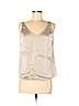 Eileen Fisher 100% Silk Tan Sleeveless Silk Top Size M - photo 1