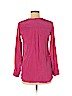 Vince. 100% Silk Pink Long Sleeve Silk Top Size 2 - photo 2