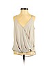 Lush 100% Polyester Gray Sleeveless Blouse Size S - photo 1
