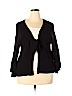 Xhilaration 100% Rayon Black Cardigan Size 2X - photo 1