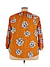Old Navy 100% Cotton Orange 3/4 Sleeve Blouse Size XXL - photo 2