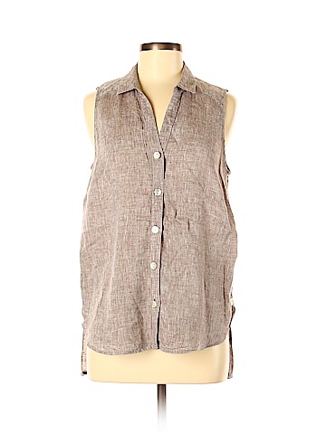 J.jill Sleeveless Button-Down Shirt (view 1)