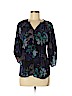 Yumi Kim 100% Silk Black 3/4 Sleeve Silk Top Size M - photo 1