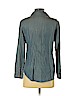 Saks Fifth Avenue 100% Lyocell Blue Long Sleeve Blouse Size XS - photo 2