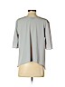 Topshop 100% Polyester Gray Short Sleeve Top Size 4 - photo 2
