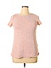 Eileen Fisher Pink Short Sleeve Top Size L - photo 1
