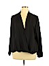 Apt. 9 100% Polyester Black Long Sleeve Blouse Size 1X - photo 1