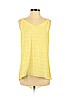 Etcetera 100% Viscose Yellow Sleeveless Blouse Size 2 - photo 1