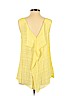 Etcetera 100% Viscose Yellow Sleeveless Blouse Size 2 - photo 2