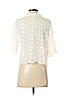 Johnny Was 100% Rayon White 3/4 Sleeve Blouse Size M - photo 2