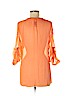 Plenty By Tracy Reese 100% Polyester Orange 3/4 Sleeve Blouse Size P (petite) - photo 2