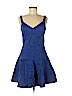 Parker Blue Casual Dress Size M - photo 1