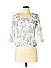 Aria White 3/4 Sleeve Top Size M (petite) - photo 1