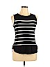 INC International Concepts 100% Rayon Black Sleeveless Top Size XL - photo 1