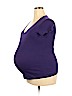 Liz Lange Maternity for Target Purple Long Sleeve T-Shirt Size XXL - photo 1
