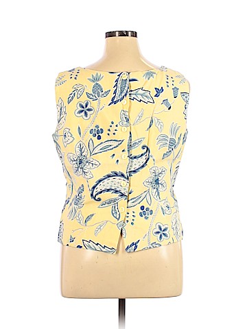 M.H.M. Melissa Harper Sleeveless Blouse (view 2)