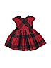 Ralph Lauren 100% Polyester Checkered-gingham Red Special Occasion Dress 12-18 MO / 18 MO - photo 1