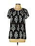 Ann Taylor LOFT Outlet 100% Polyester Blue Short Sleeve Blouse Size L - photo 1