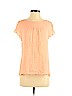 Maeve 100% Polyester Orange Short Sleeve Blouse Size 0 - photo 1