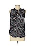 Loft design by... 100% Rayon Blue Sleeveless Blouse Size M (petite) - photo 1