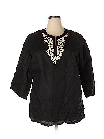 Jones New York Signature 3/4 Sleeve Blouse (view 1)