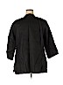 Jones New York Signature 100% Linen Black 3/4 Sleeve Blouse Size 2X - photo 2