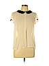 Zara Ivory Short Sleeve Blouse Size L - photo 1
