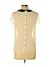 Zara Ivory Short Sleeve Blouse Size L - photo 2