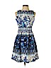 Danny & Nicole Blue Casual Dress Size 2 (petite) - photo 1