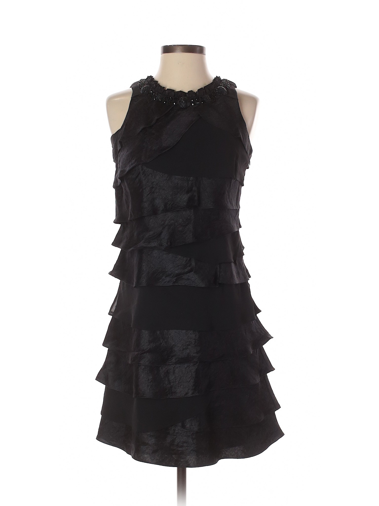S.L. Fashions Women Black Cocktail Dress 4 Petites | eBay