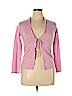 Rebecca Taylor 100% Cashmere Pink Cashmere Cardigan Size L - photo 1