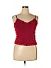 St. John 100% Rayon Red Sleeveless Top Size XL (petite) - photo 1