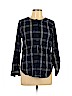 Nine West Blue Long Sleeve Blouse Size L - photo 1
