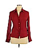Theory Red Long Sleeve Button-Down Shirt Size XL - photo 1