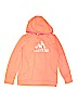 Adidas 100% Polyester Graphic Pink Pullover Hoodie Size 14 - 16 - photo 1