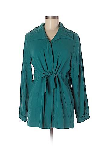 Pendleton Long Sleeve Silk Top (view 1)