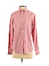 Faconnable Red Long Sleeve Button-Down Shirt Size S - photo 1