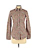 ETRO Gray Long Sleeve Button-Down Shirt Size EU (IT) 38 / US 2 - photo 1