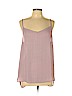 Ann Taylor LOFT 100% Polyester Pink Sleeveless Blouse Size L - photo 1
