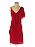 Diane von Furstenberg 100% Nylon Red Casual Dress Size 4 - photo 1